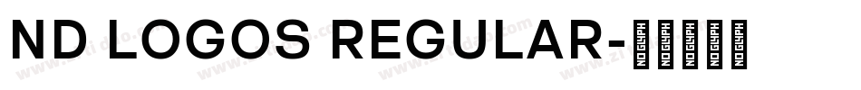 ND LOGOS REGULAR字体转换